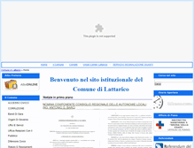 Tablet Screenshot of comune.lattarico.cs.it